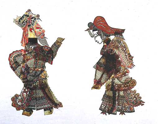 果親王府影人『佘塘関』（『中国美術全集』p.189）