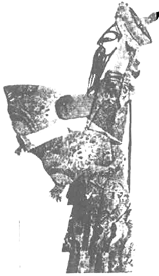 冀中皮影戯影人（趙敬蒙2004 p.34）